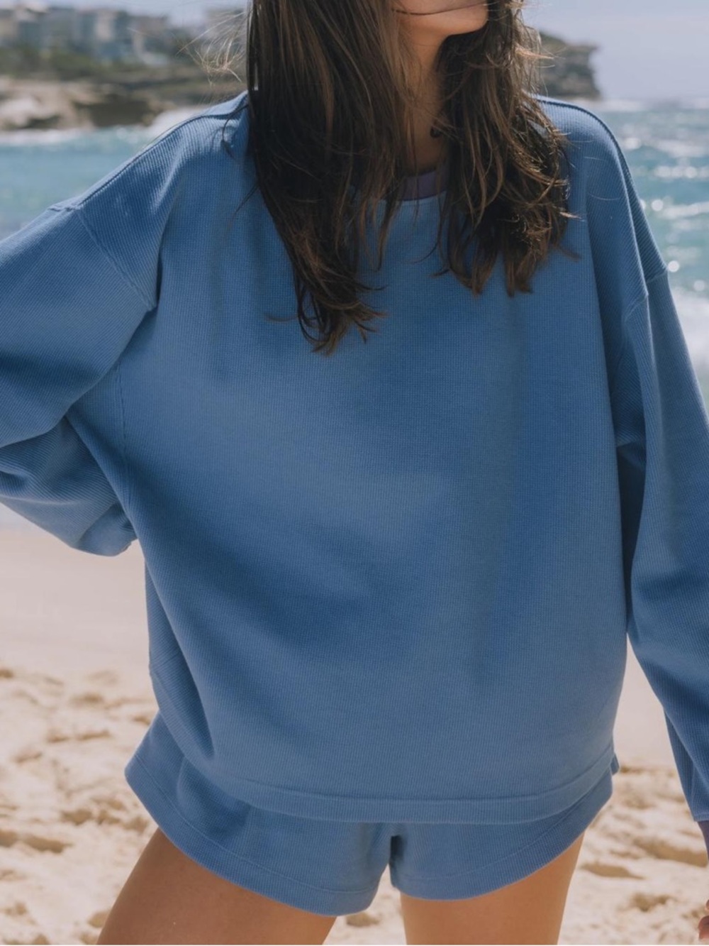 DAILYS DRILLS- OVERSIZED THERMAL and THERMAL RESORT SHORTS SET